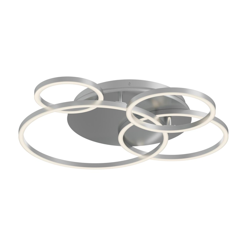 Orbit 24'' LED Semi Flush Mount, 120V, 57W, 5 CCT, SN