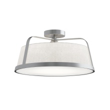 AFX Lighting, Inc. LIZC18MBSN - Lizzette 18'' Med Base Ceiling, 120V, SN
