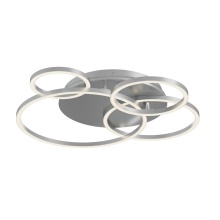 AFX Lighting, Inc. ORBF24LAJD1SN - Orbit 24'' LED Semi Flush Mount, 120V, 57W, 5 CCT, SN