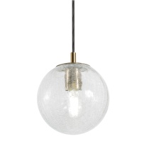 AFX Lighting, Inc. PLAP07MBLB - Palla 07'' Medium Base Pendant, 120V, LB