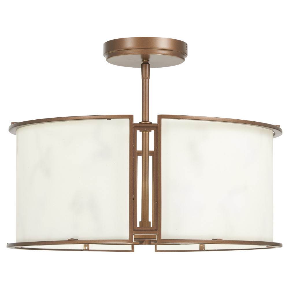 4 LIGHT SEMI FLUSH