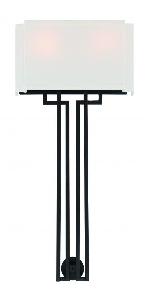 UPHAM ESTATES - 2 LIGHT WALL TORCHIERE