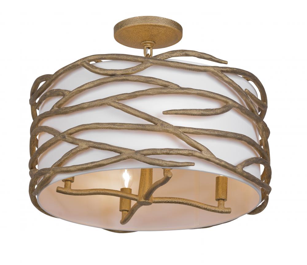 Branch Reality 4 Light Semi Flush Mount