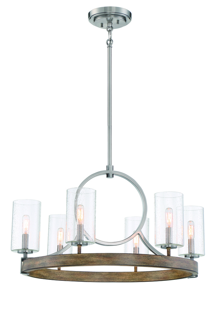 6 LIGHT CHANDELIER