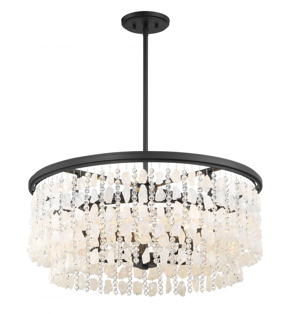 SHIMMERING ELEGANCE - 5 LIGHT CHANDELIER