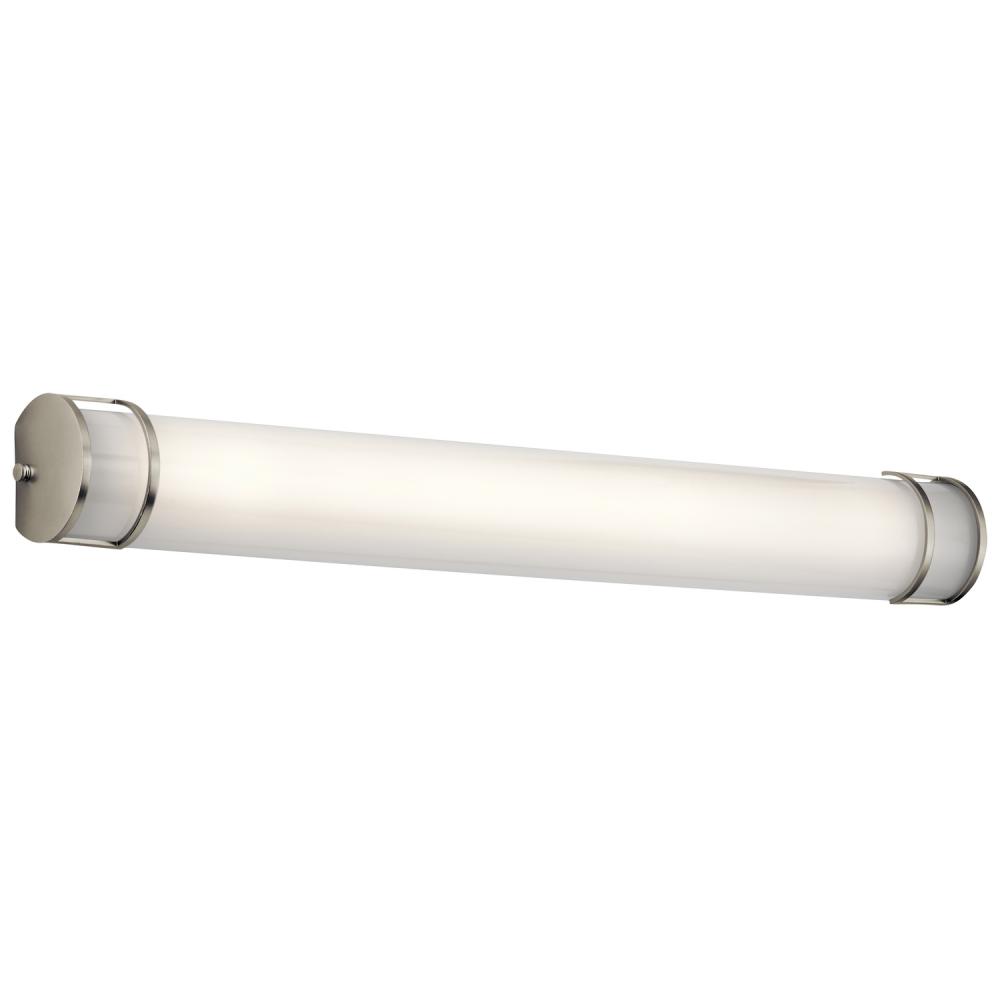 36" Linear LED Vanity Light Brushed Nickel