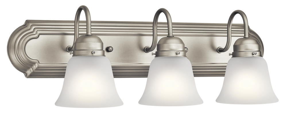 24" 3 Light Vanity Light Brushed Nickel