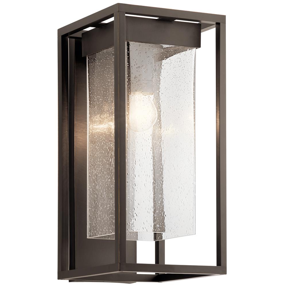 Mercer 20 inch 1 Light Outdoor Wall Light with Clear Seeded Glass in Olde Bronze