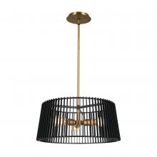 Kichler 44171BK - Linara 18" 3 Light Pendant Black