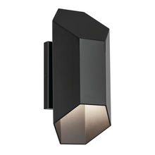 Kichler 49607BKLED - Estella 12" LED 1-Light Outdoor Wall Light in Black