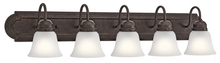 Kichler 5339TZS - 36" 5 Light Vanity Light Tannery Bronze