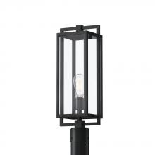 Kichler 59088BK - Goson 20" 1 Light Post Light with Clear Glass Black