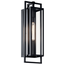 Kichler 59089BK - Goson 24" 1 Light Wall Light with Clear Glass in Black