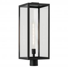 Kichler 59115BKT - Branner 25.5 inch 1 Light Outdoor Post Light with Clear Glass in Textured Black