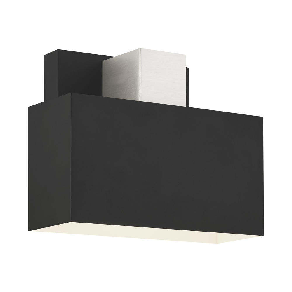 1 Lt Black Outdoor ADA Wall Sconce