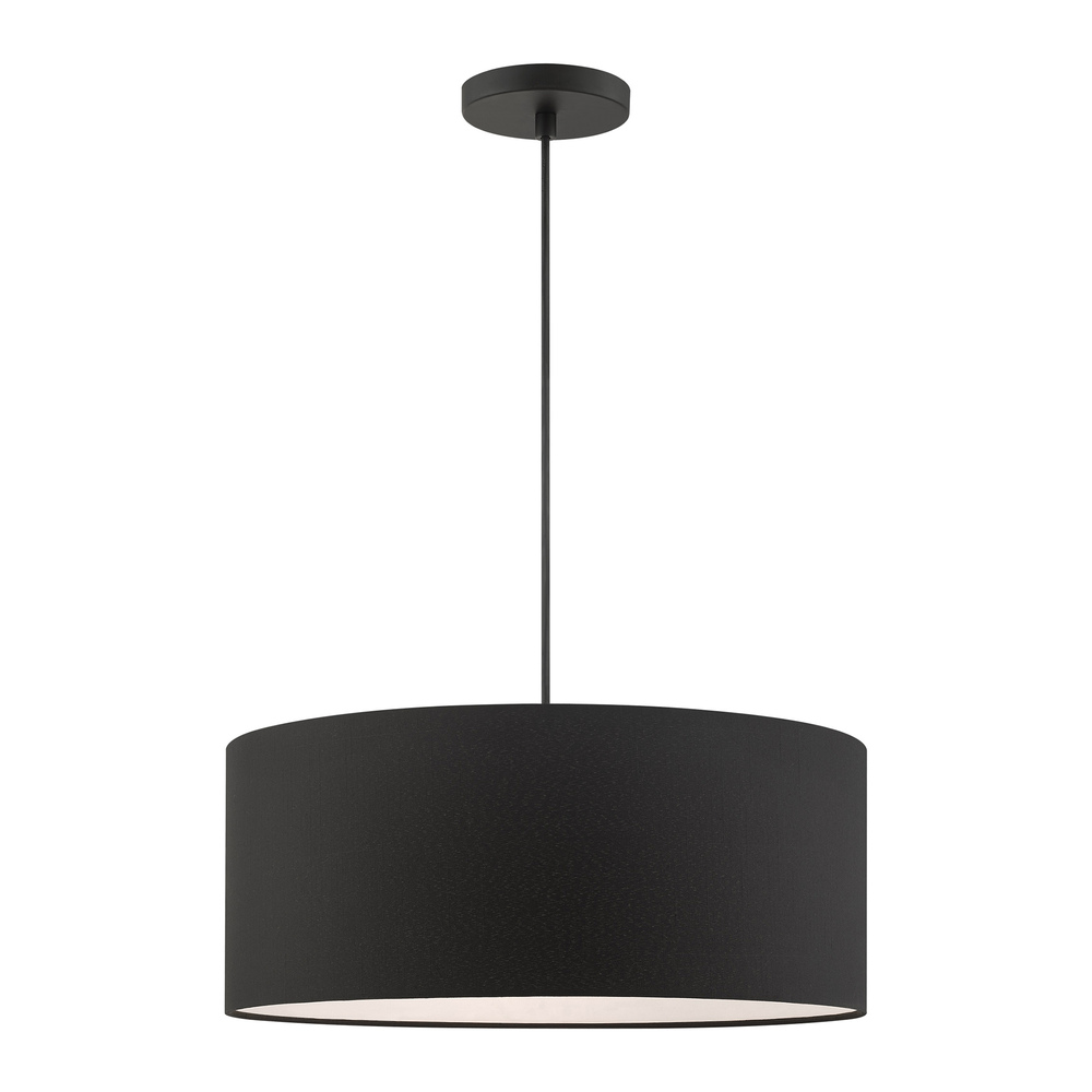 3 Lt Black Pendant