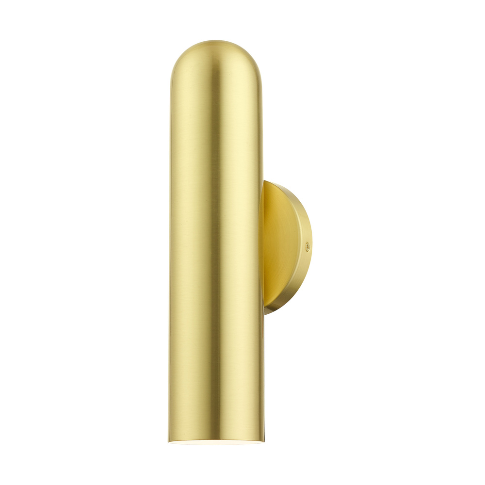 1 Lt Satin Brass ADA Single Sconce