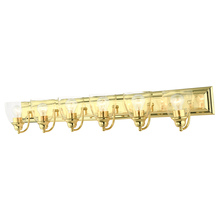 Livex Lighting 17076-02 - 6 Lt Polished Brass Vanity Sconce
