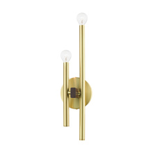 Livex Lighting 49342-12 - 2 Lt Satin Brass ADA Double Sconce