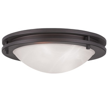 Livex Lighting 7057-07 - 2 Light Bronze Ceiling Mount