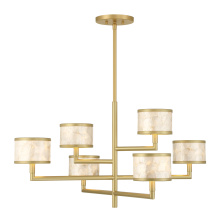 Savoy House 1-6492-6-328 - Mariquita 6-Light Chandelier in Spun Gold by Breegan Jane