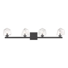 Savoy House 8-1239-4-BK - Castello 4-Light Bathroom Vanity Light in Matte Black