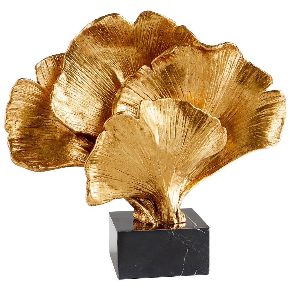Gilded Bloom Sculpture Gold