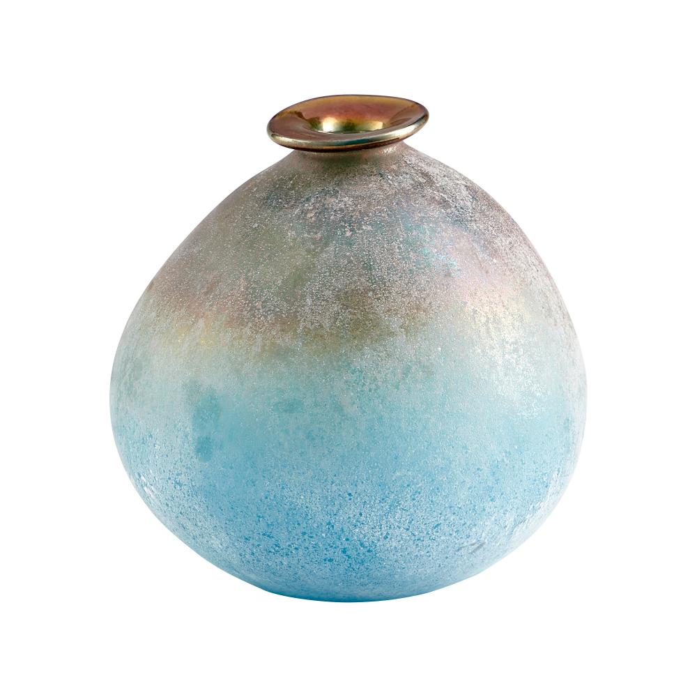 Sea Of Dreams Vase Turquoise And Scavo - Small