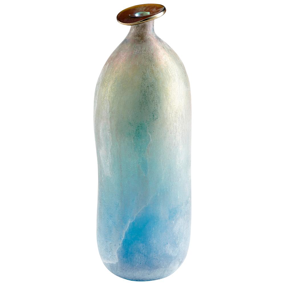 Sea Of Dreams Vase Turquoise And Scavo - Medium