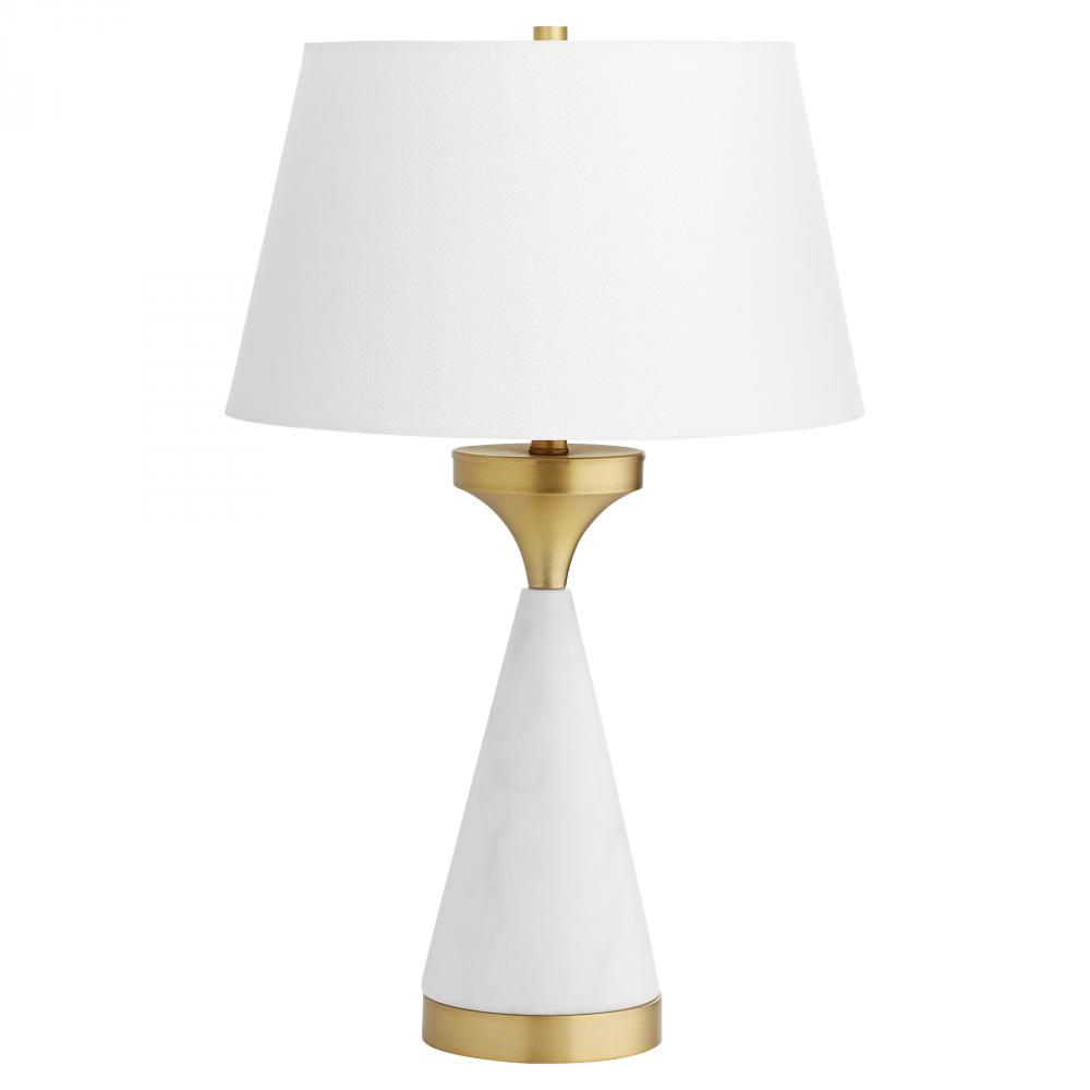 Solid Snow Table Lamp Designed by J Kent Martin White