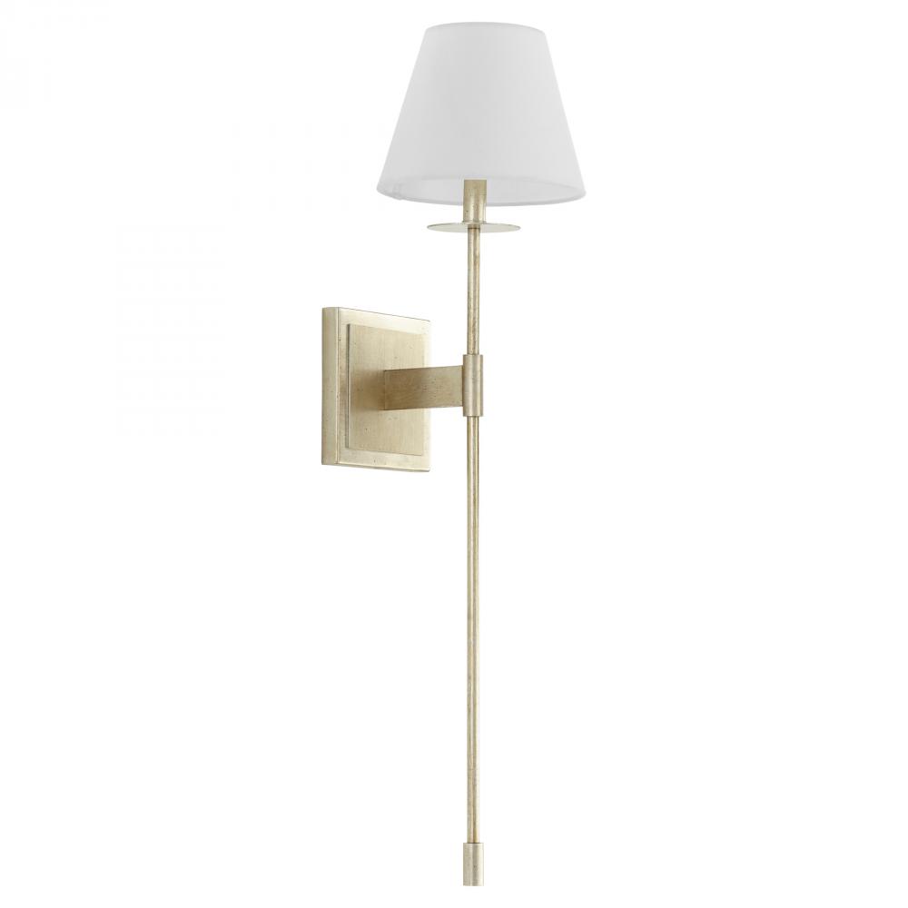 Kubel Wall Mount Aged Silver Leaf