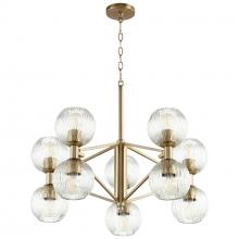 Cyan Designs 10962 - Helios Chandelier - Aged Brass - Small