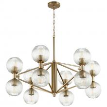 Cyan Designs 10963 - Helios Chandelier - Aged Brass - Large
