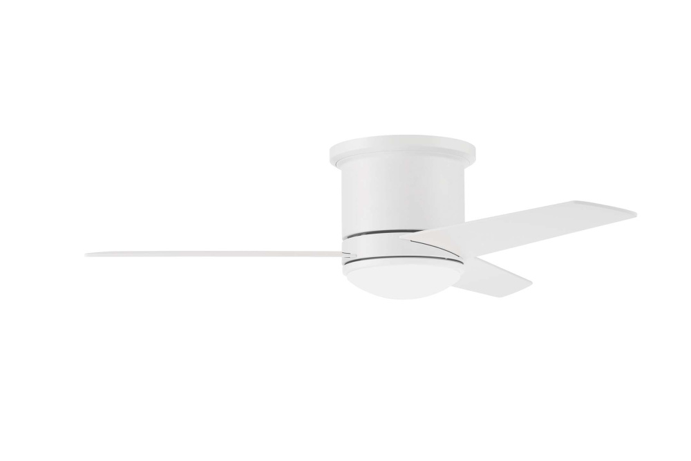 44" Hugger Ceiling Fan w/Blades & LED Light Kit, Damp Rated