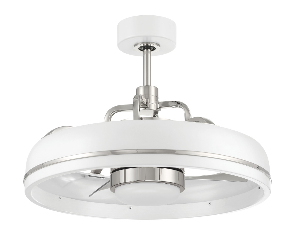 24" Ceiling Fan w/Wi-Fi, DC  Motor, Blades, LED Light Kit