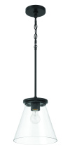 Craftmade 60492-FB - Connell 1 Light Pendant in Flat Black