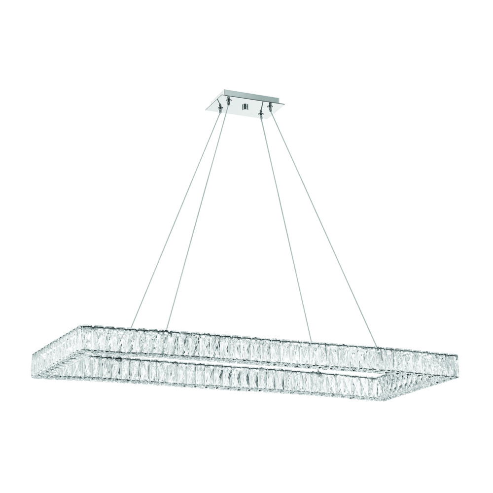 Kinsley LED Polished Chrome Chandelier