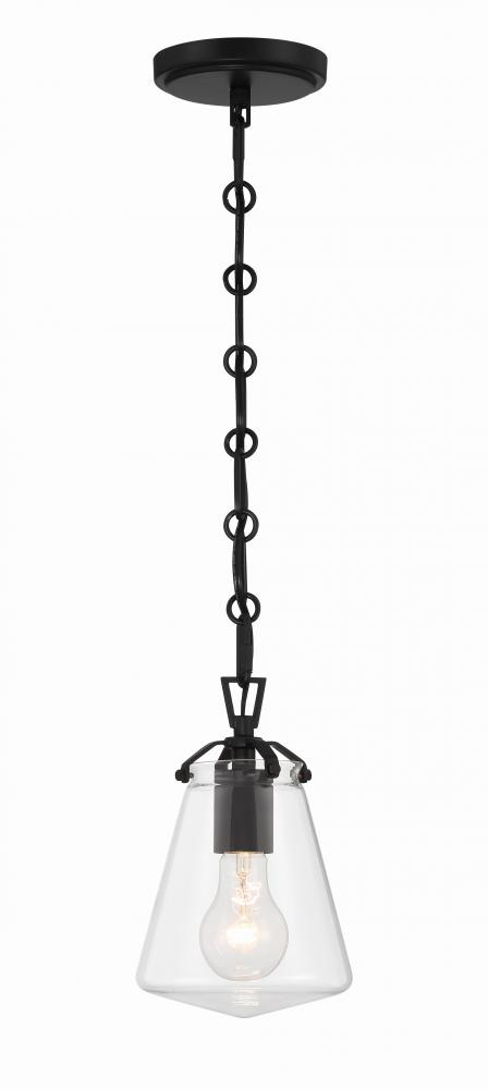 Voss 5.75'' Matte Black Pendant