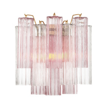 Crystorama ADD-303-AG-SP - Addis 2 Light Aged Brass Sconce