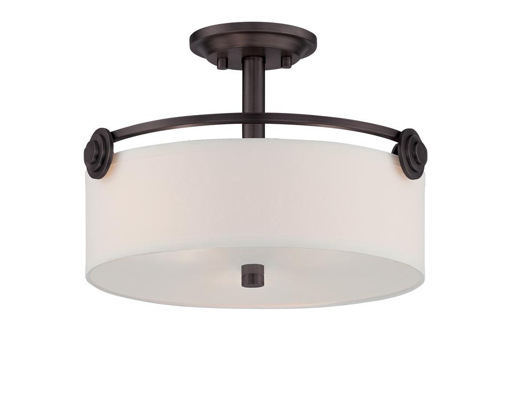 Gramercy Park 16" 3-Light Semi-Flush