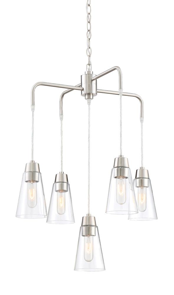 Echo 22.5" 5-Light Chandelier