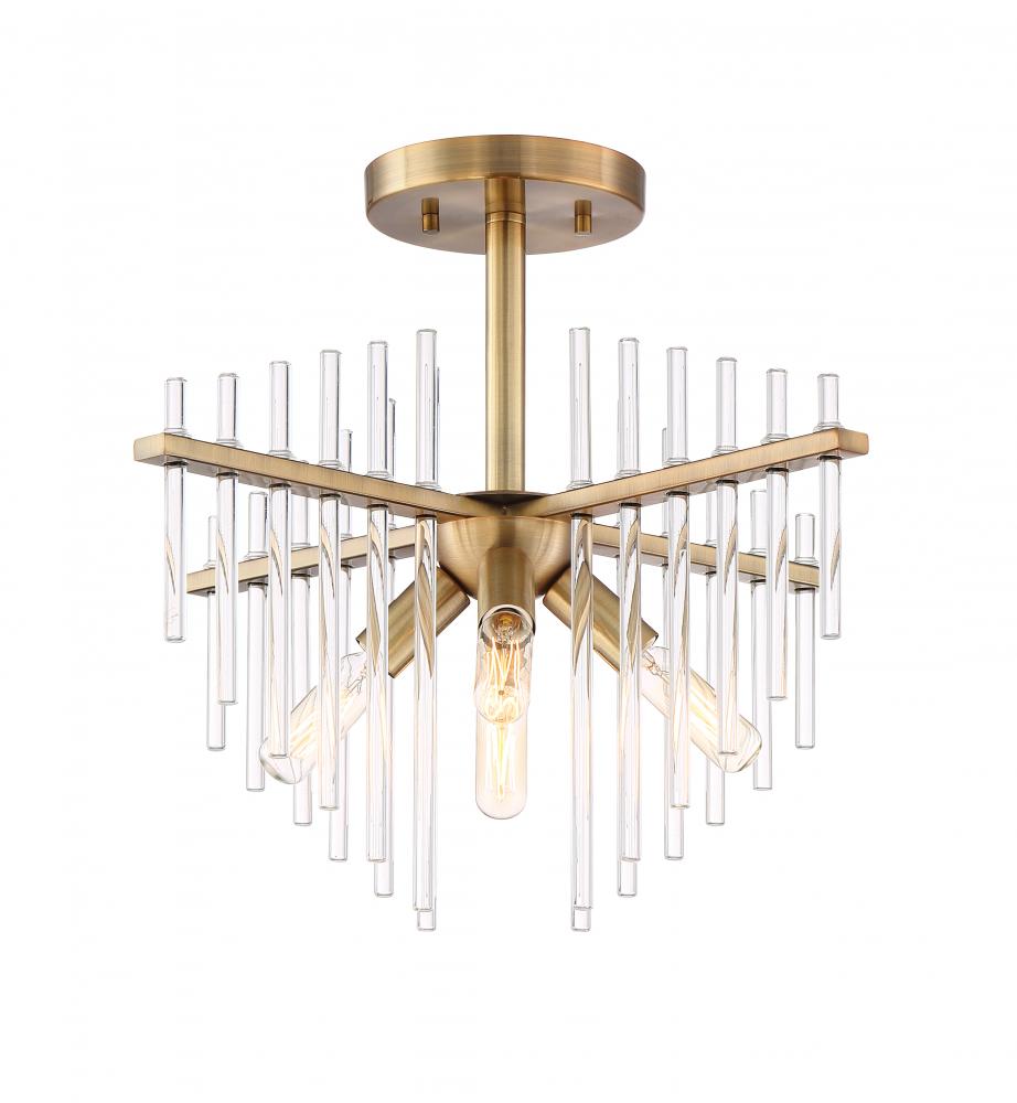 Reeve 17" 4-Light Semi-Flush