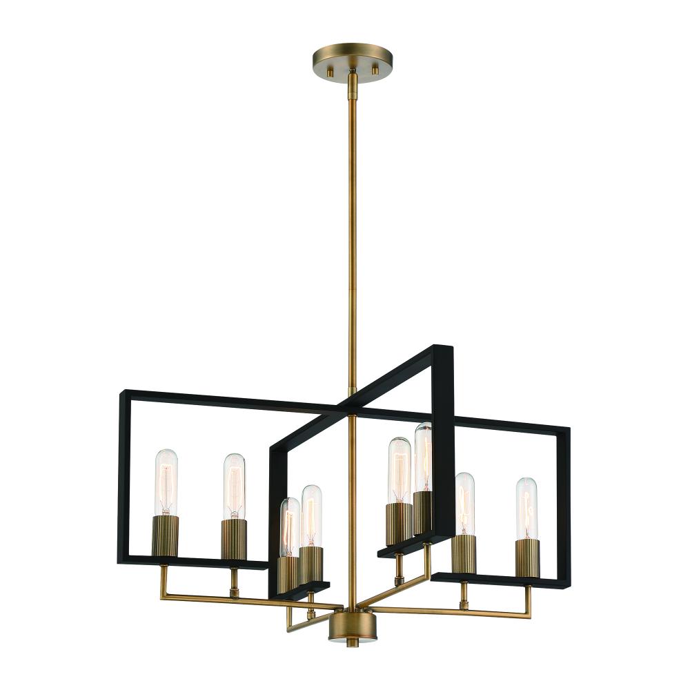 Chicago PM 28" 8-Light Chandelier