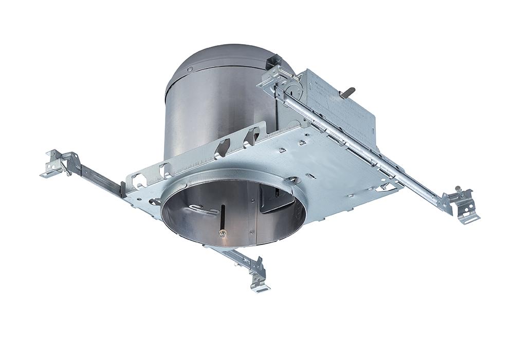 Incandescent Recess 6" I/C Air Tight New Construction Housing, E26 Socket