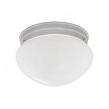 Designers Fountain 4731-WH - One Light White Bowl Flush Mount