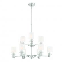 Designers Fountain D236M-9CH-BN - Cedar Lane 30" 9-Light Chandelier
