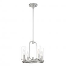 Designers Fountain D268C-14P-PN - Hudson Heights 14" 4-Light Convertible Pendant