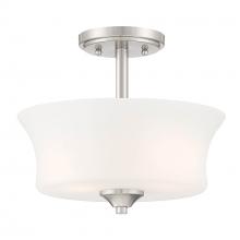 Designers Fountain D278M-SF-BN - Bronson 12" 2-Light Semi-Flush