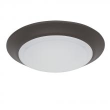 Designers Fountain EVDK690DBZ30 - 7 in. Bronze Integrated LED Ceiling or Flush Mount Disk Light Trim, 3000K
