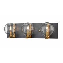 DVI DVP40443BR+GR-RPG - TROPEAL 3 LT BATH. VANITY BRASS AND GR.